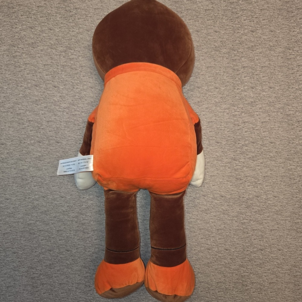 RARE Reese's Candy Advertising Plush Doll Brown Orange Collectible Character NEW - Picture 9 of 9